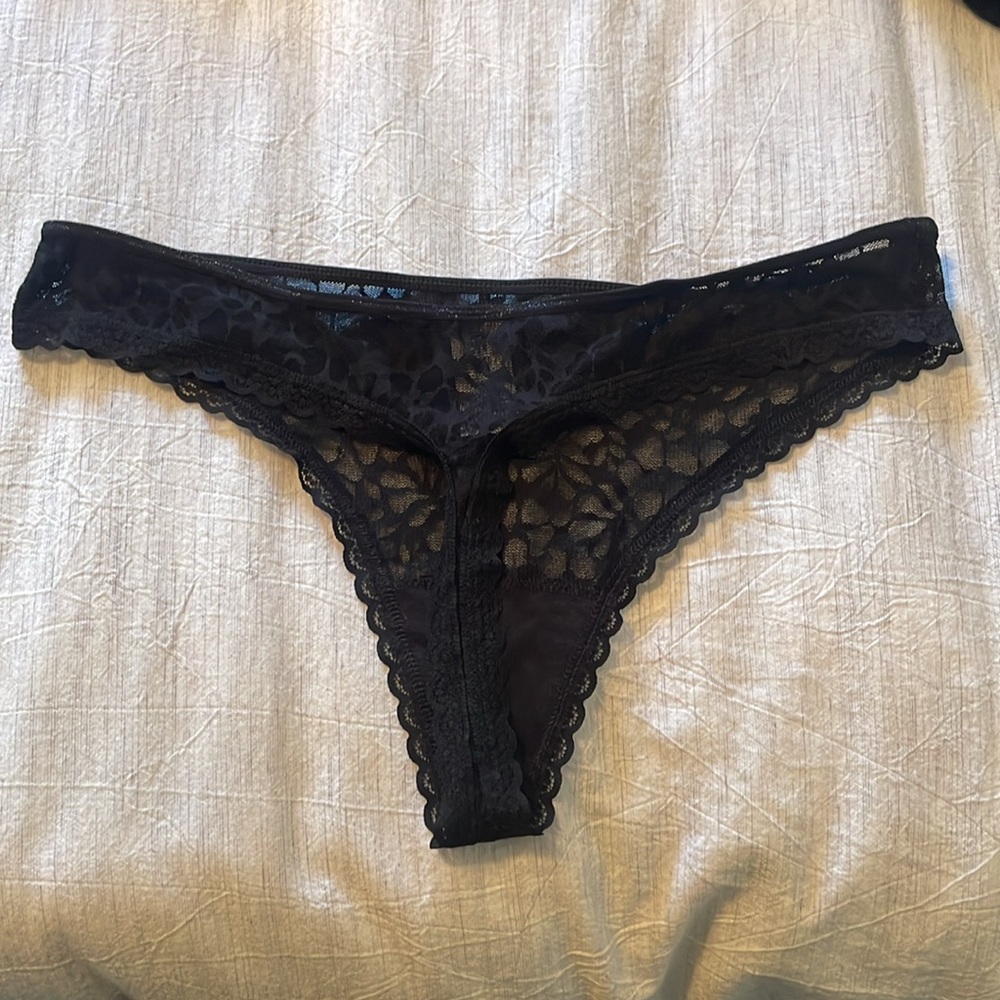Aerie Lace Panties - Brown, Tan, Orange, and Black - Picture 6 of 6